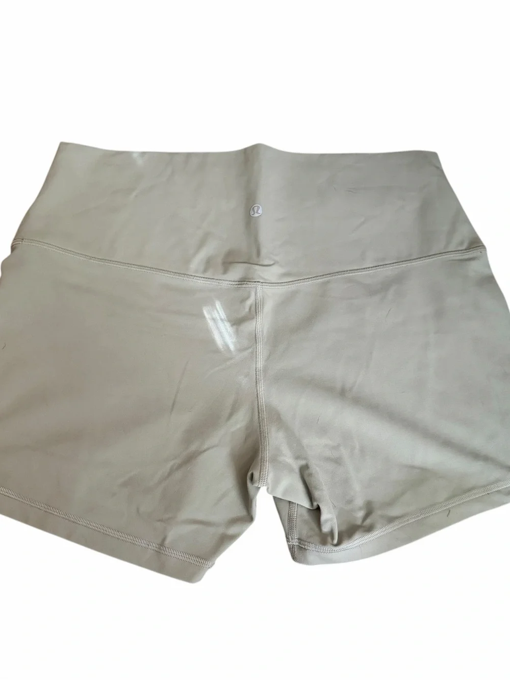 lululemon athletica High-Rise Bike Shorts — Light Taupe